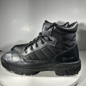 Bates Tactical Sports Boots 5" Mens Size 10.5 Black Leather Combat Lace Up Shoes